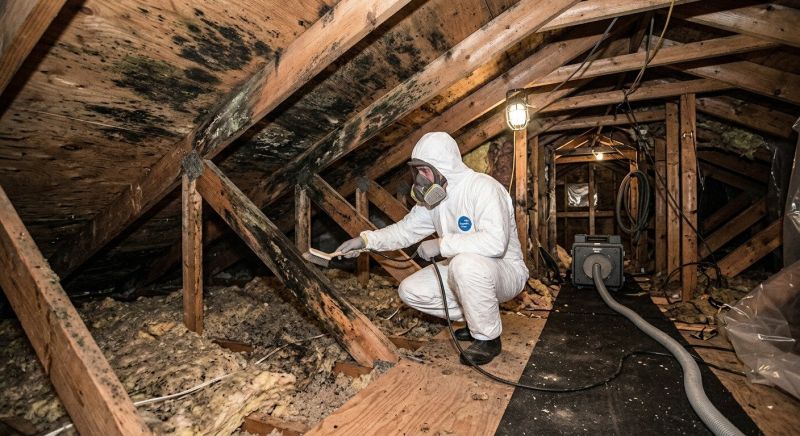 Attic Mold Remediation in Bergen County, NJ