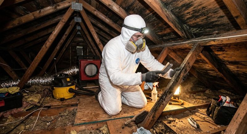 Attic Mold Removal in Dallas, TX