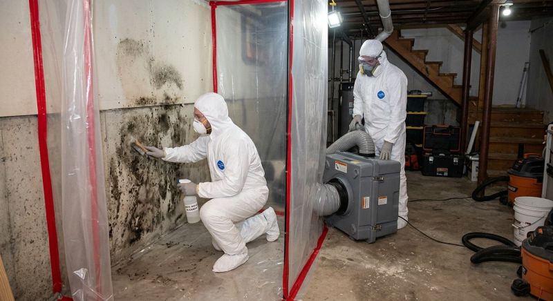 White Mold Mitigation in Dallas, TX